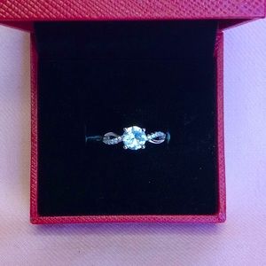 FINAL SALE PRICE GRA Moissanite Certified w/COA Solitaire ADJ Ring